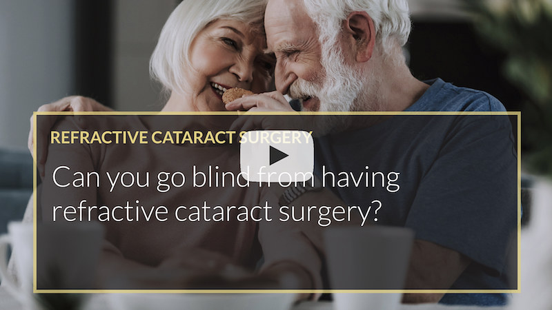 Can you go blind from having refractive cataract surgery Mohammed Muhtaseb Wales