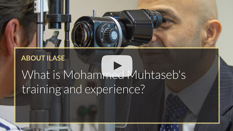 What is Mohammed Muhtasebs training and experience iLase UK Wales