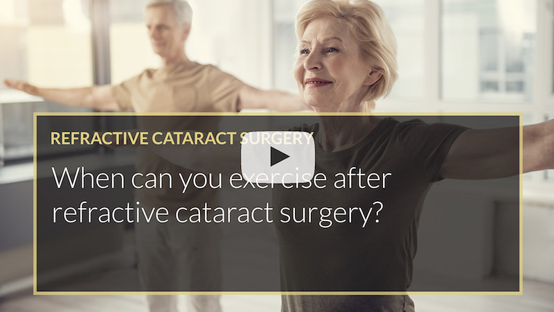 When can you exercise after refractive cataract surgery mohammed muhtaseb ilase wales cardiff