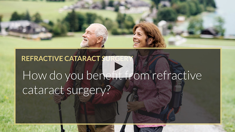 How do you benefit from refractive cataract surgery ilase uk wales mohammed muhtaseb